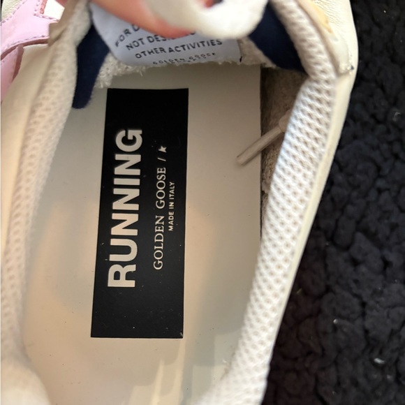 Golden Goose Cream and Pink Sneakers - Picture 4 of 6